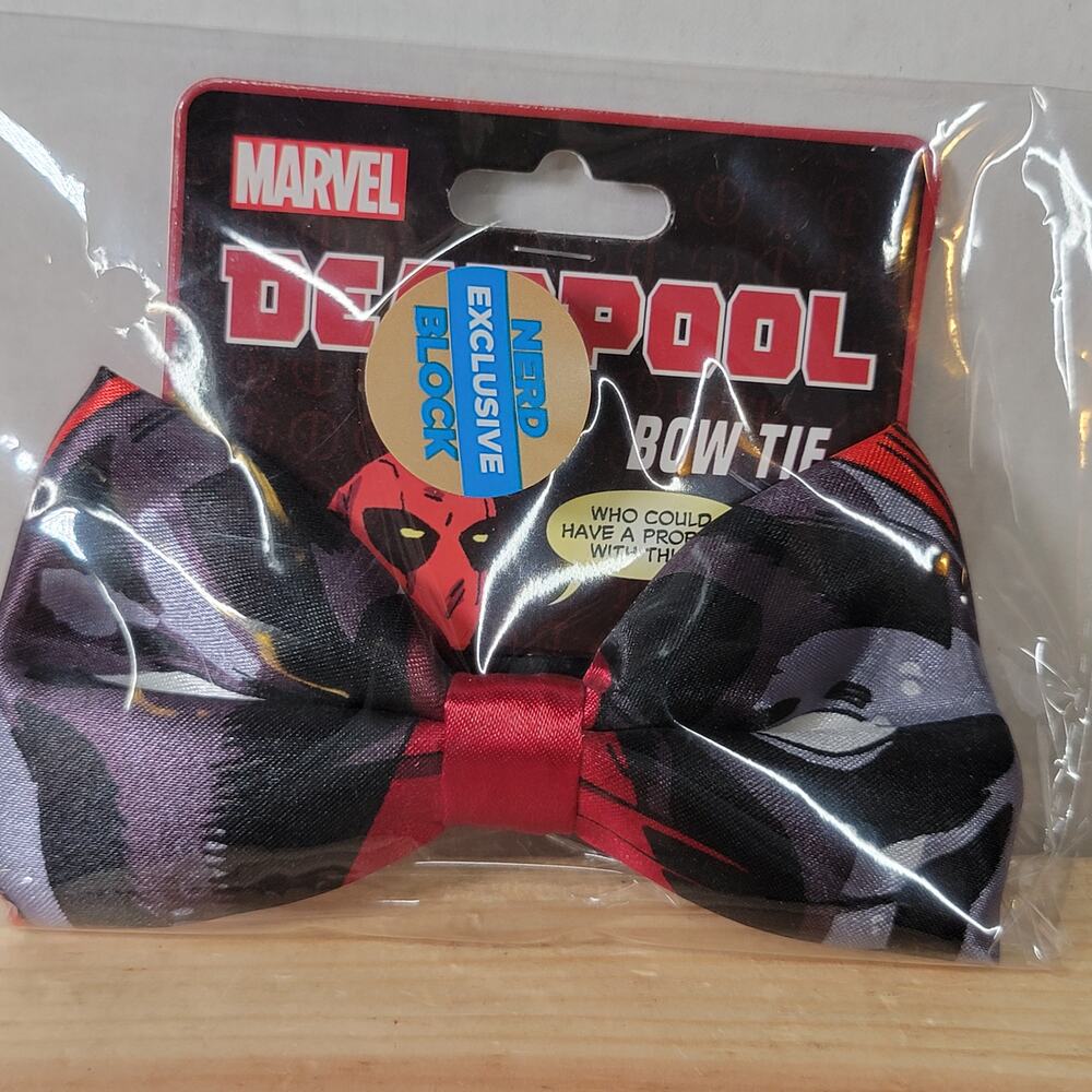 Marvel Deadpool Bow Tie - NEW / SEALED